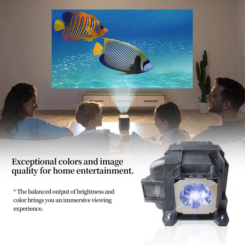 SORNEICDR EL PLP88 Replacement Projector Lamp Bulb Compatible with Epson V13H010L88 Powerlite Home Cinema 2040 1040 2045 740HD 640 EX3240 EX7240 EX9200 EX5250 EX5240 VS240 VS345 VS340 97H 98H 99WH 955WH X27 - Image 5